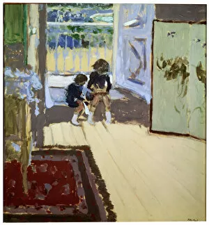 Images Dated 26th April 2019: Children in a Room, 1909. Artist: Edouard Vuillard