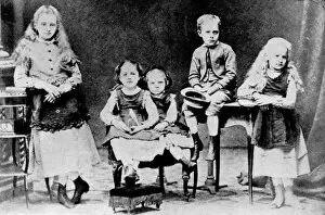 Marie Curie Gallery: Children of the Sklodowski family, Polish, c1870-1875
