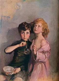 Paul De Prints: My Children, Stephen and Paul, c1910. Artist: Philip A de Laszlo