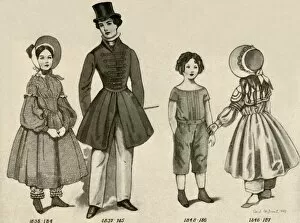 Cecil W Trout Gallery: Childrens clothing from 1830-1850, 1907, (1937). Creator: Cecil W Trout