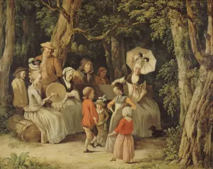 Boisseux Jean Jacques De Prints: Children's dance. Creator: Jean-Jacques de Boissieu