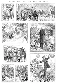 Parson Prints: Children's Day in the Country, 1881