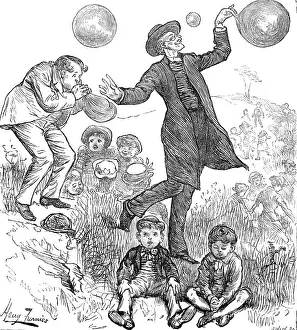 Children's Day in the Country: Signal for Departure, 1881. Creator: Unknown. Children's Day in the Country: Signal for Departure, 1881. Creator: Unknown