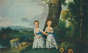 Alison Collection: Childrens Dress: The Blunt Boys, c.1767, (1948). Creator: Johan Zoffany