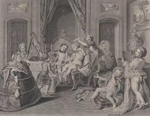 Bernard Gallery: Childrens Games (Jeux des Enfants), 1731. Creator: Francois Bernard Lepicie