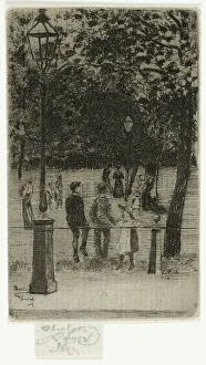 The Childrens Hour, Summer Evening, Parsons Green, 1906. Creator: Theodore Roussel