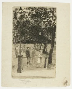 The Childrens Hour, Summer Evening, Parsons Green, 1906. Creator: Theodore Roussel