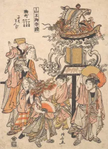 Float Prints: Childrens Lantern Float, Kojimachi 1, 2, 3-chome Block Association, Sanno Festival, ca
