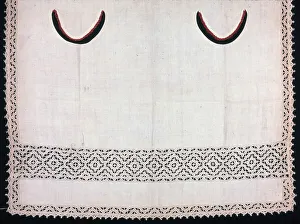 Childs Apron (Made from a Cover), Italy, 1875 / 1900. Creator: Unknown