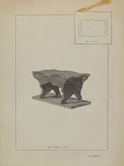 Albert Camilli Prints: Child's Bench, c. 1936. Creator: Albert Camilli