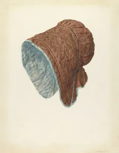Childs Prints: Child's Bonnet, c. 1938. Creator: Dorothea Mierisch