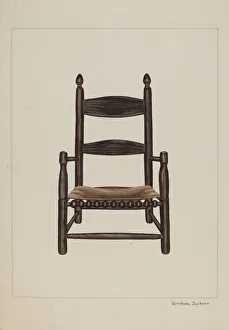 Jackson Gordena Prints: Childs Chair, c. 1937. Creator: Gordena Jackson