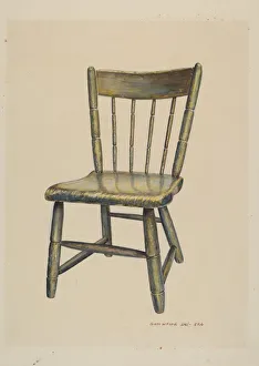 Samuel W Prints: Childs Chair, c. 1937. Creator: Samuel W. Ford