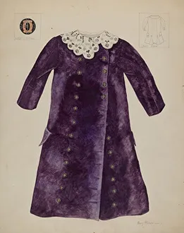 Childrens Wear Gallery: Childs Coat, c. 1937. Creator: Mary E Humes