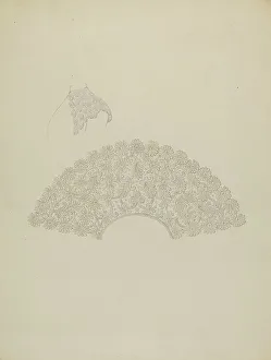 Childs Prints: Child's Collar, c. 1936. Creator: Doris Beer