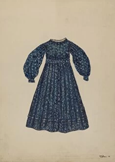 Childrens Wear Gallery: Childs Dress, 1941. Creator: Marie Lutrell