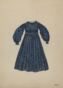 Childrens Wear Gallery: Childs Dress, 1941. Creator: Marie Lutrell