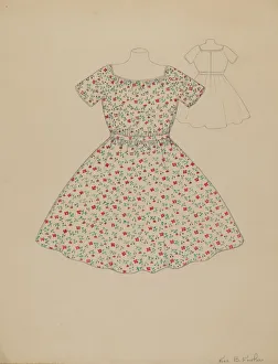 Childrens Wear Gallery: Childs Dress, c. 1936. Creator: Catherine Fowler