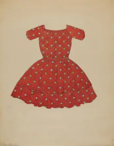 Childs Dress, c. 1936. Creator: Catherine Fowler