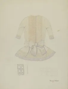 Parker Prints: Child's Dress, c. 1936. Creator: Gladys C. Parker