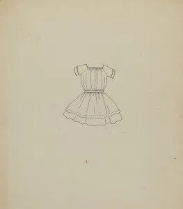 Child's Dress, c. 1936. Creator: Irene Lawson