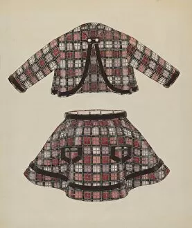 Childrens Wear Gallery: Childs Dress, c. 1936. Creator: Syrena Swanson