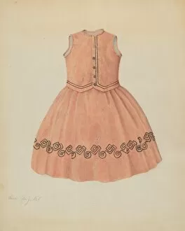Childrens Wear Gallery: Childs Dress, c. 1937. Creator: Sara Garfinkel