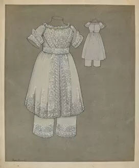 Childrens Wear Gallery: Childs Dress, c. 1938. Creator: Jean Peszel