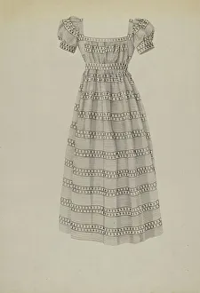 Child's Dress, c. 1939. Creator: Florence Grant Brown