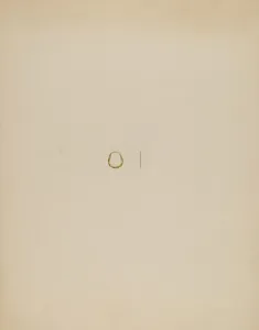 Childs Earring, c. 1936. Creator: Isidore Steinberg