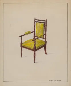 Child's (living room) Chair, c. 1937. Creator: Francis Law Durand Child's (living room) Chair, c. 1937. Creator: Francis Law Durand