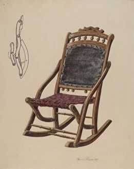 Childs Rocking Chair, 1939. Creator: Clarence Secor