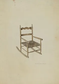Child's Rocking Chair, c. 1939. Creator: Florence Grant Brown
