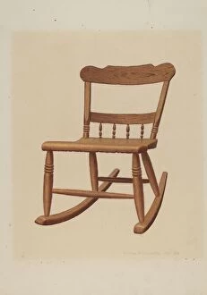 Edwards William H Collection: Childs Rocking Chair, c. 1939. Creator: William H Edwards