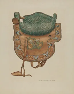 Childs Side Saddle, c. 1940. Creator: Rose Campbell-Gerke