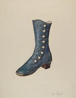 Childrens Wear Gallery: Childs Shoe, 1935 / 1942. Creator: Jean Peszel
