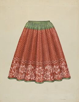 Childrens Wear Gallery: Childs Skirt, c. 1936. Creator: Syrena Swanson
