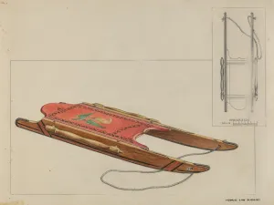 Sledge Collection: Childs Sled, c. 1937. Creator: Francis Law Durand