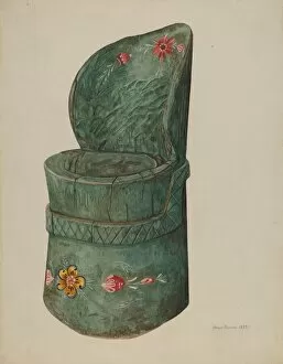 Alfonso Moreno Gallery: Childs stool chair, 1939. Creator: Alfonso Moreno