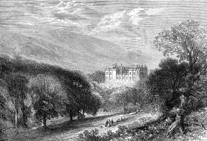 Chillingham Castle, Northumberland, visited by the Prince and Princess of Wales, 1872. Creator: Unknown