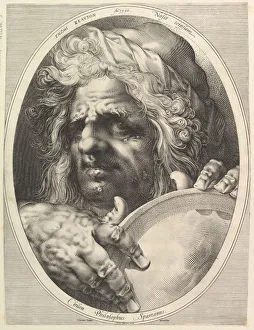 6th Century Bc Prints: Chilon, Legislator & Philosopher of Sparta, ca. 1615. Creator: Jan Muller