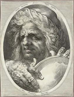 Sage Prints: Chilon of Sparta, 1596. Creator: Jan Muller
