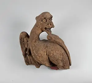 Limestone Prints: Chimera, 14th century. Creator: Unknown