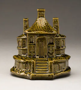Chimney Ornament, Staffordshire, 1887. Creator: Staffordshire Potteries Chimney Ornament, Staffordshire, 1887. Creator: Staffordshire Potteries