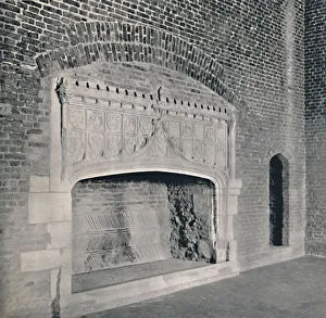 Edward F Prints: Chimney-Piece at Tattershall Castle, Lincolnshire, 1927
