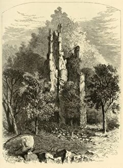 Chimney Rocks, 1872. Creator: William Ludwell Sheppard