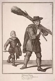 Assistant Collection: Chimney Sweep, Cries of London, (c1688?)