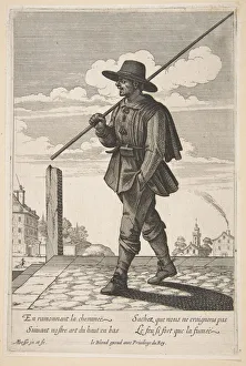 Chimney Sweep Prints: The Chimney Sweep, mid to late 17th century. Creator: Abraham Bosse