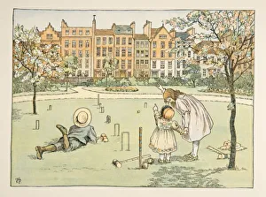 Chimney Sweep Prints: The Chimney Sweep, from Four and Twenty Toilers, pub. 1900 (colour lithograph)
