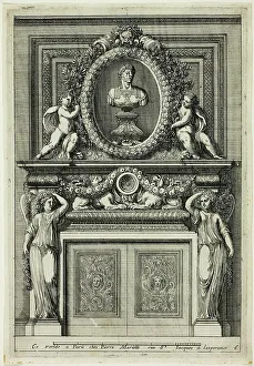 Le Pautre Jean Prints: Chimneys in the Italian Manner, c. 1665. Creator: Jean le Pautre